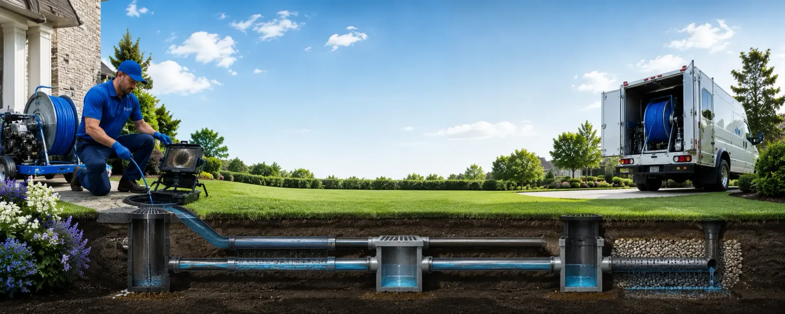 Outdoor drain cleaning information for Williams Bay, WI
